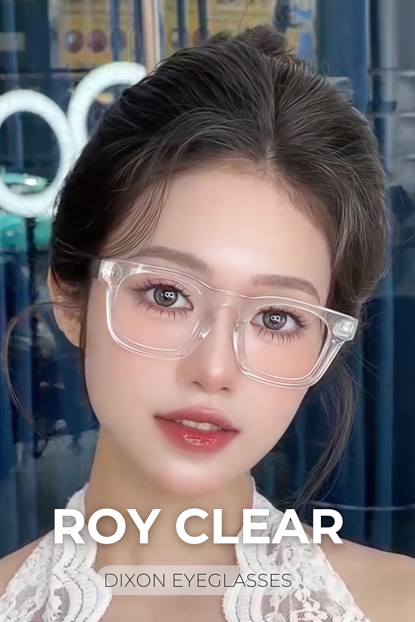 Kính gọng Nhựa ROY Clear Ver A