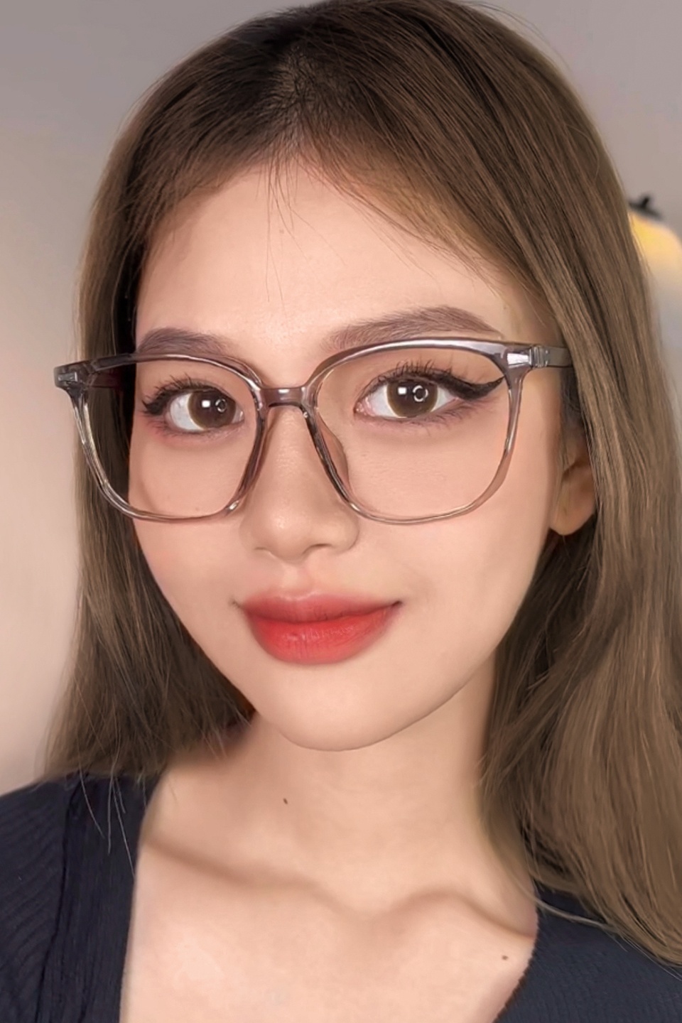 Kính gọng Nhựa SAM Brown Ver A