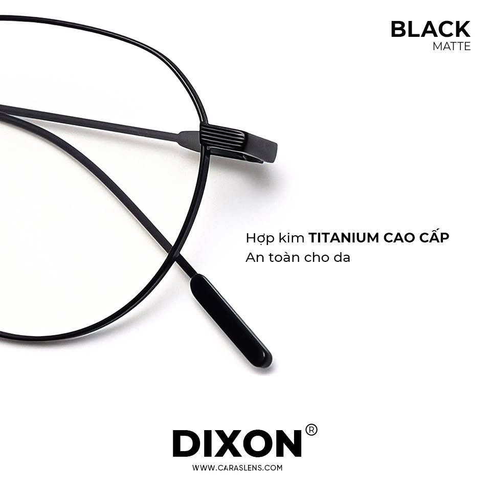 Kính gọng kim loại MINIZI MATTE BLACK Ver A