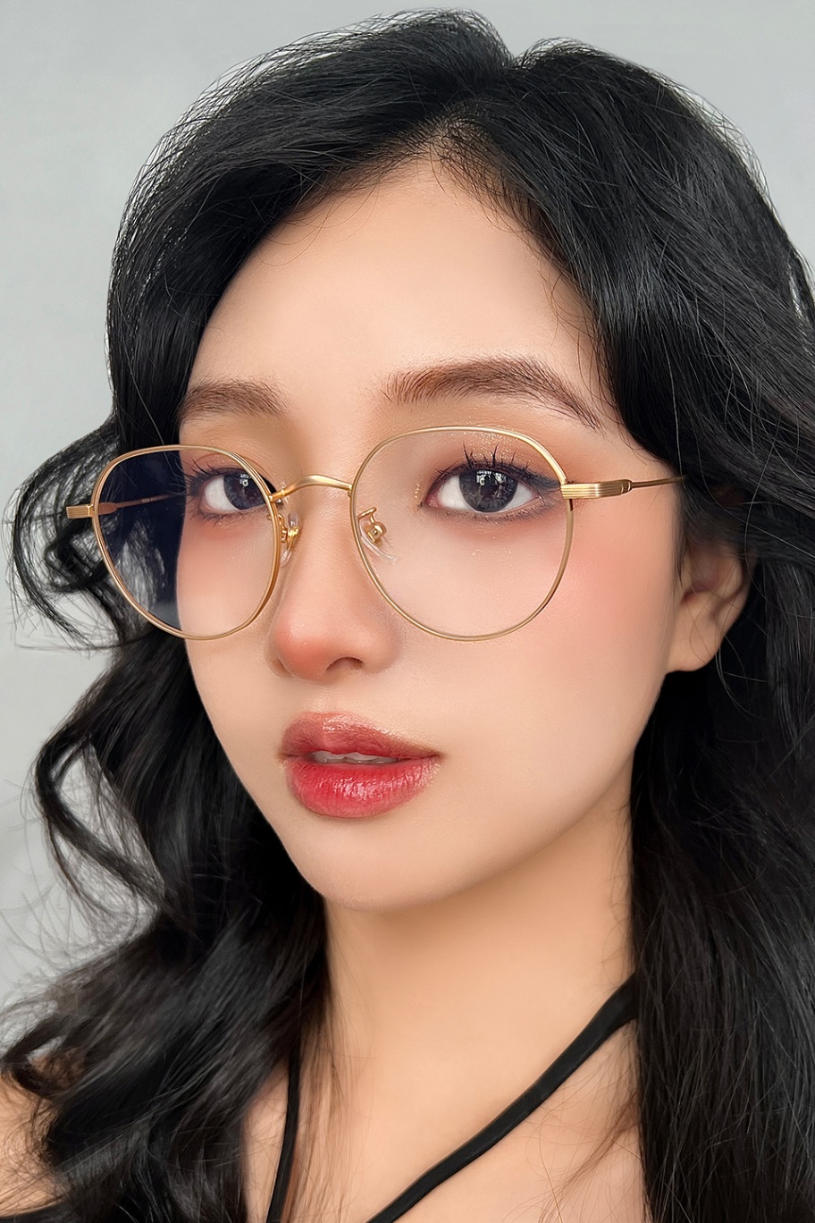 Kính gọng kim loại MINIZI MATTE GOLD Ver A