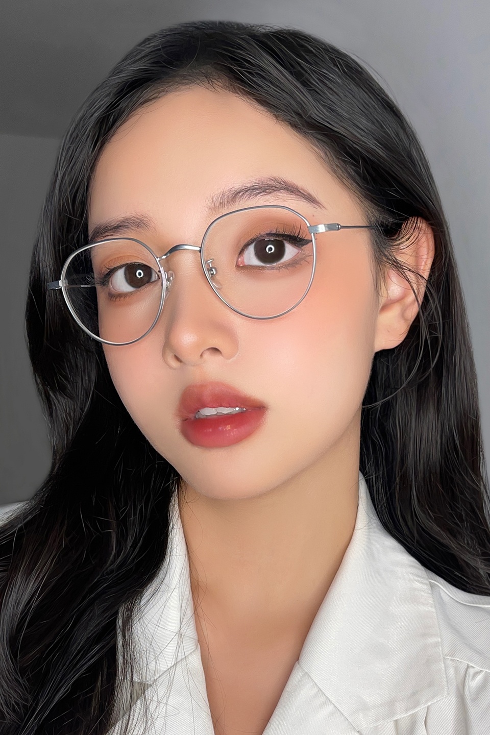 Kính gọng kim loại MINIZI SILVER Ver A