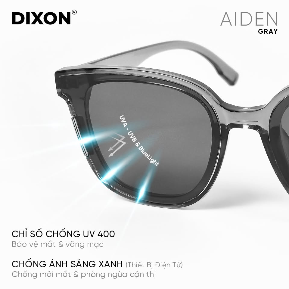 Kính mát Nhựa AIDEN Gray Ver A