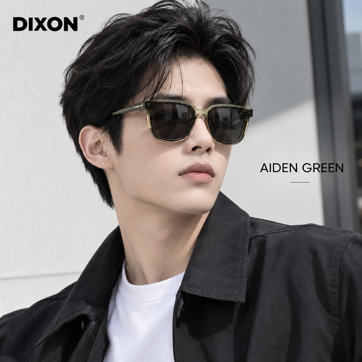 Kính mát Nhựa AIDEN Green Ver A