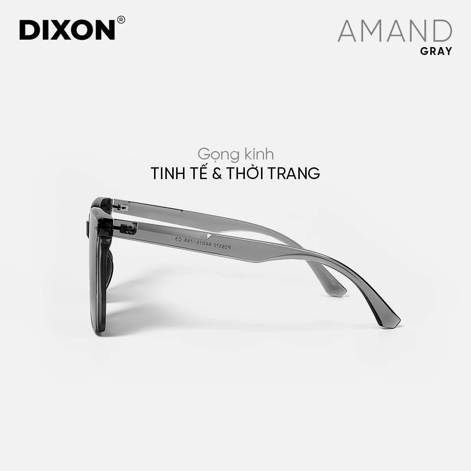 Kính mát Nhựa AMAND Gray Ver A
