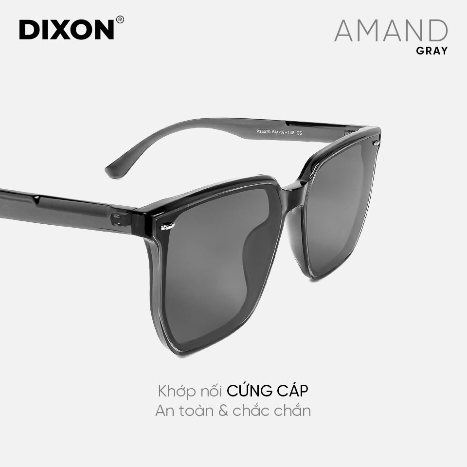 Kính mát Nhựa AMAND Gray Ver A