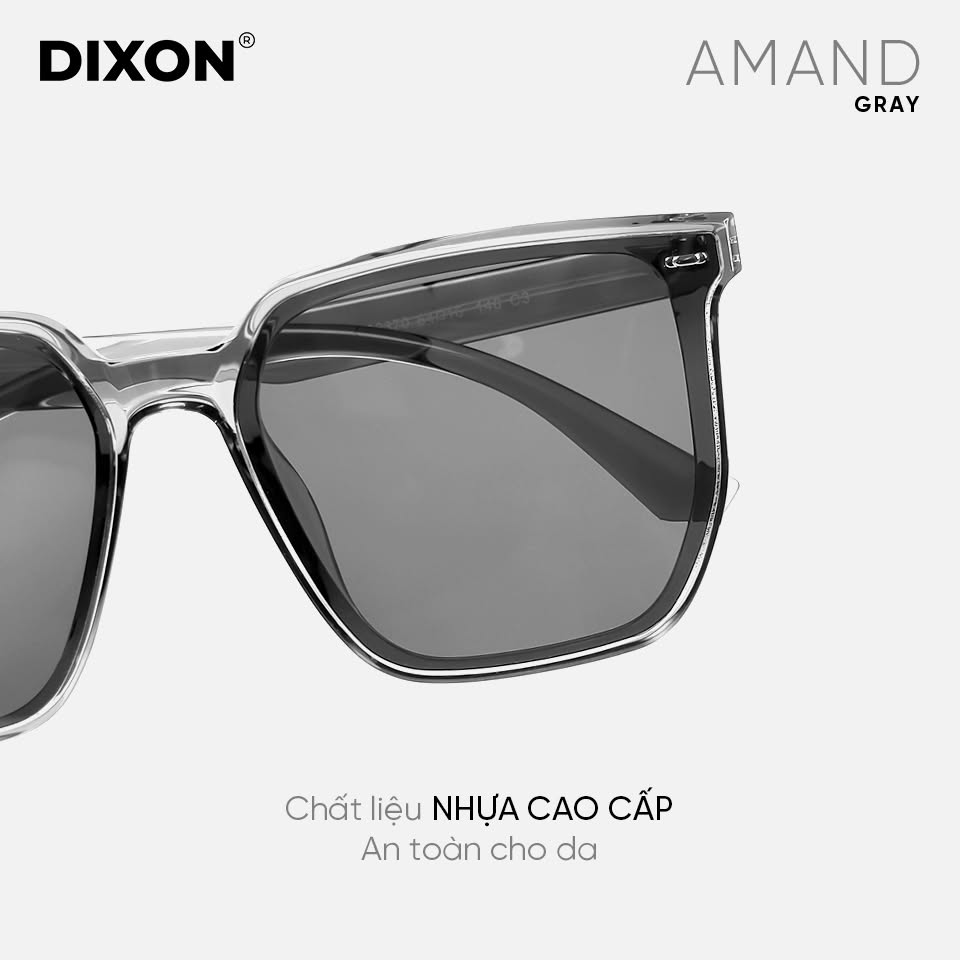 Kính mát Nhựa AMAND Gray Ver A