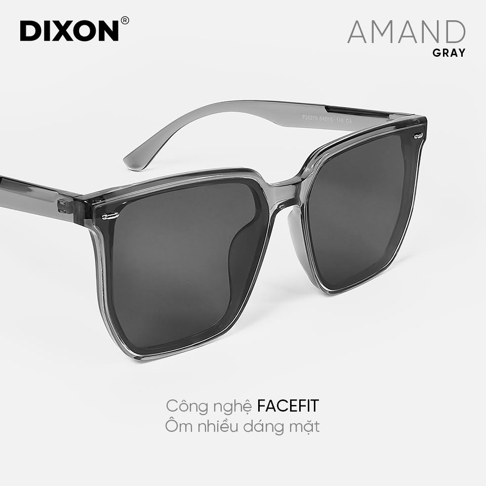 Kính mát Nhựa AMAND Gray Ver A