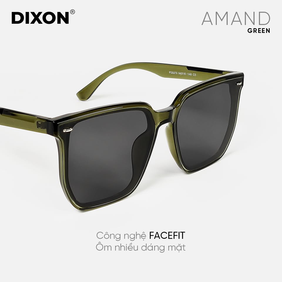 Kính mát Nhựa AMAND Green Ver A