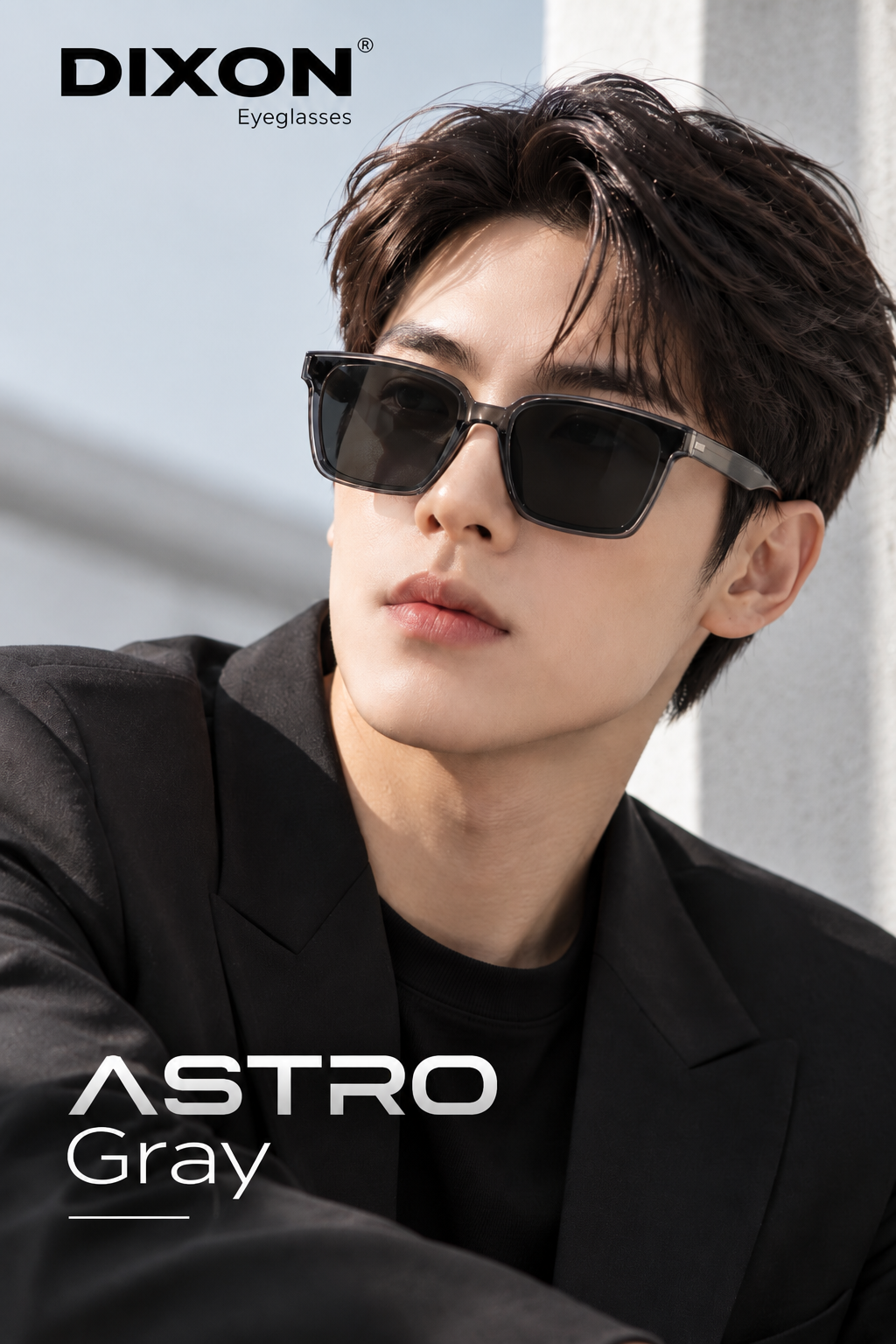 Kính mát Nhựa ASTRO Gray Ver A
