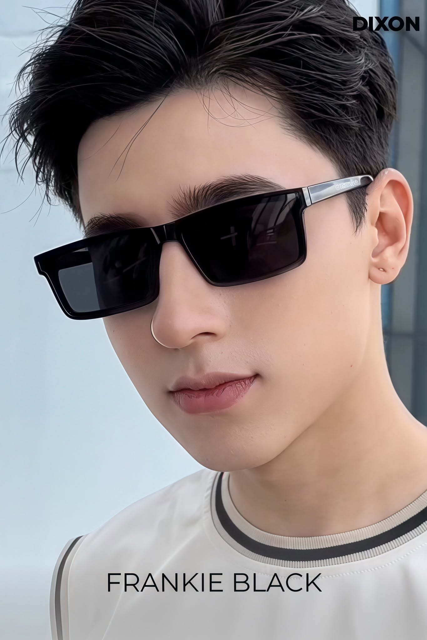 Kính mát Nhựa FRANKIE Black Ver A