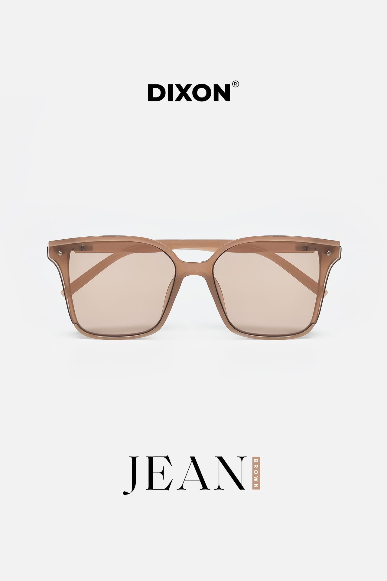 Kính mát Nhựa JEAN Brown Ver A