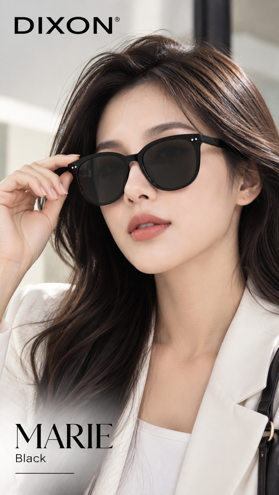 Kính mát Nhựa MARIE Black Ver A