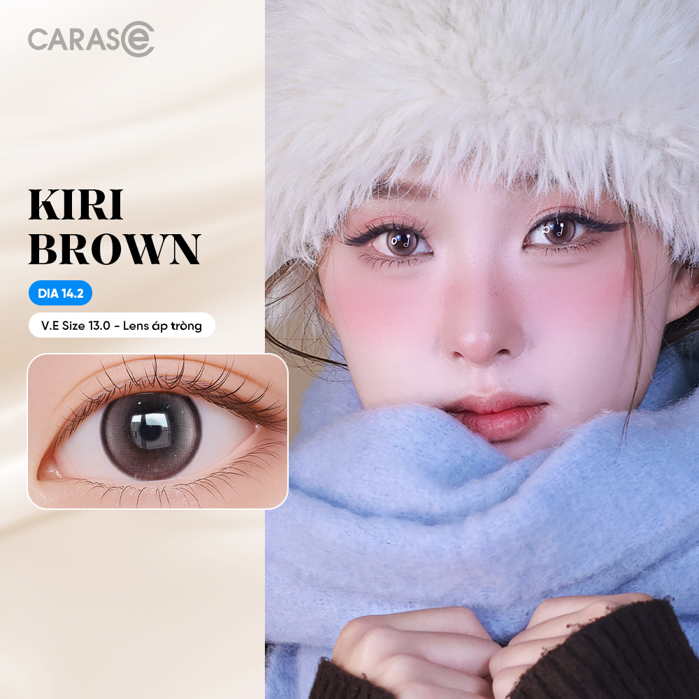 [1 Chiếc] - Kính áp tròng 1 ngày - KIRI BROWN