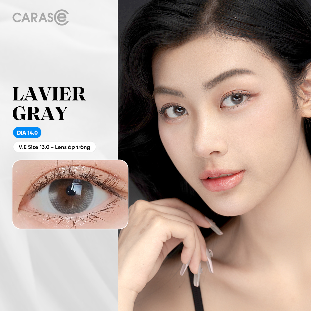 [1 Chiếc] - Kính áp tròng 1 tháng - LAVIER GRAY
