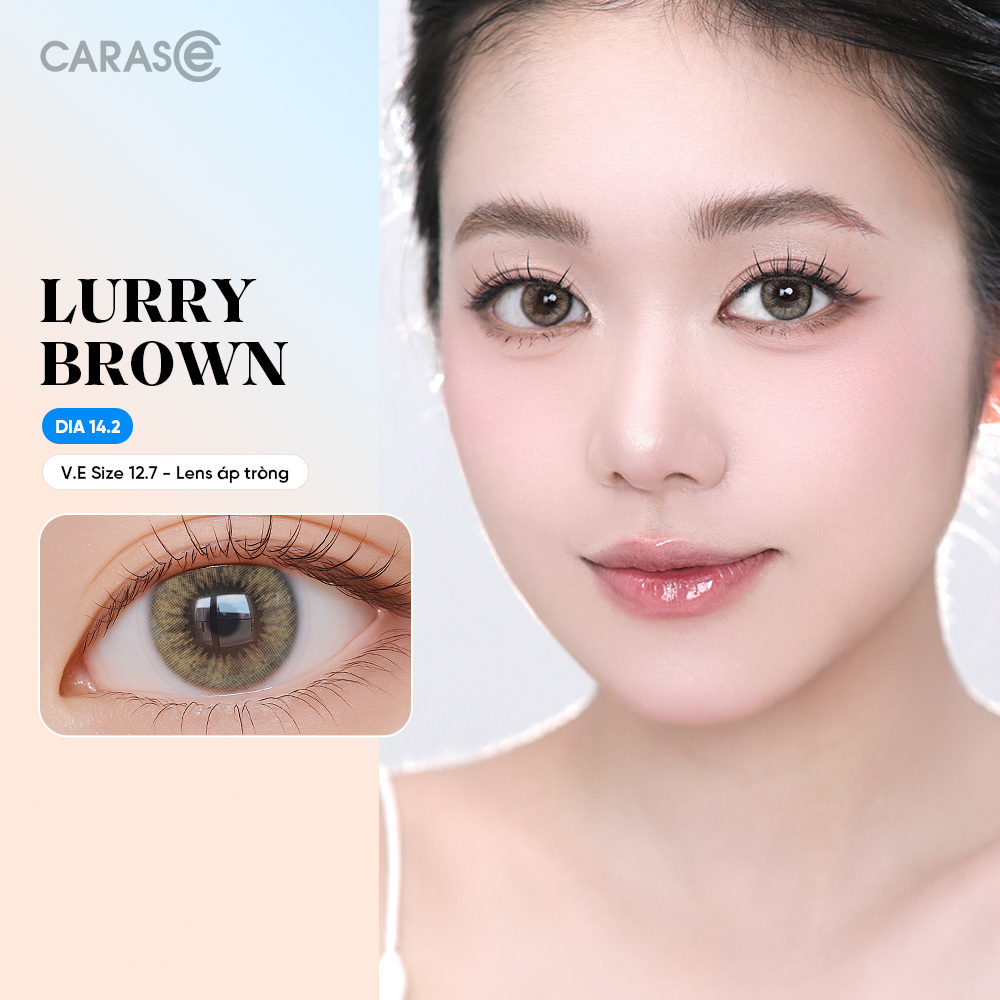 [1 Chiếc] - Kính áp tròng 1 tháng - LURRY BROWN
