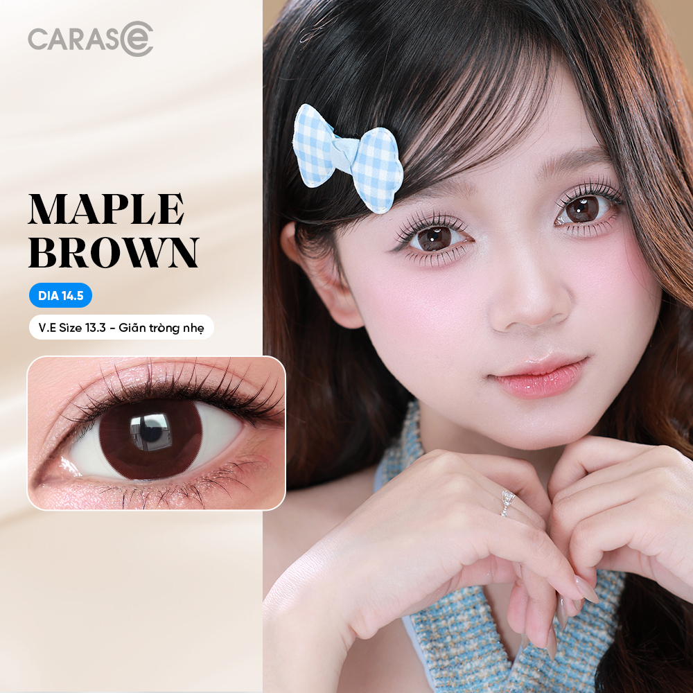 [1 Chiếc] - Kính áp tròng 1 ngày - MAPLE BROWN