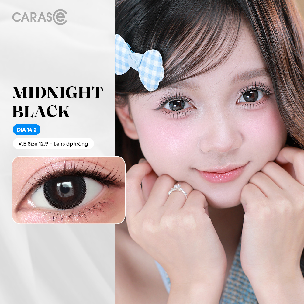 [1 Chiếc] - Kính áp tròng 1 ngày - MIDNIGHT BLACK