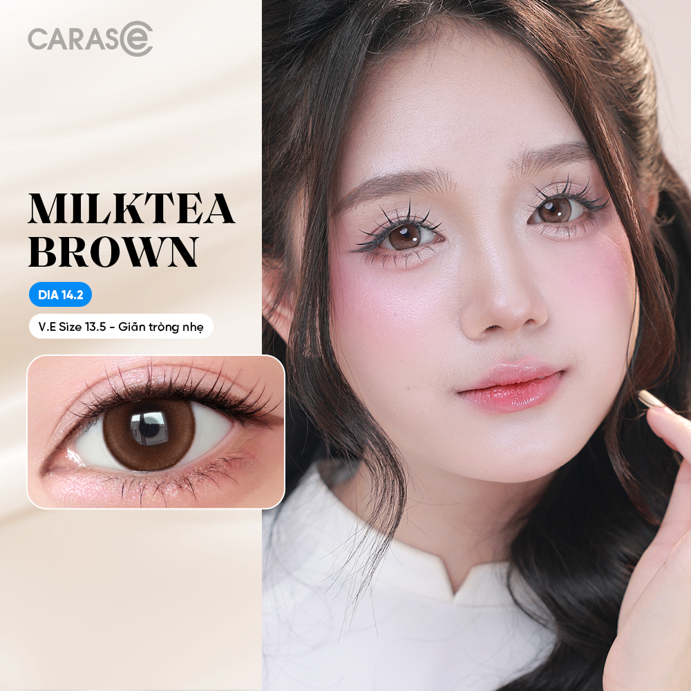 [1 Chiếc] - Kính áp tròng 1 ngày - MILK TEA BROWN