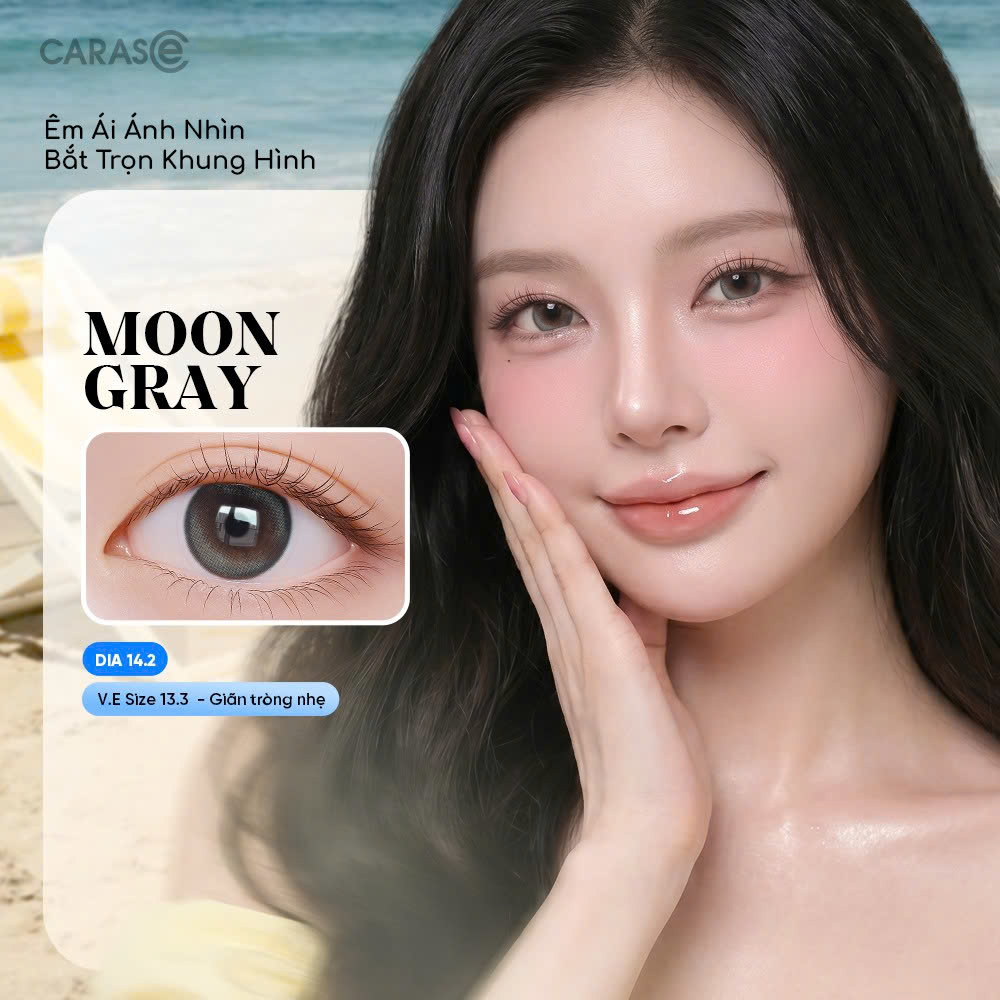 [1 Chiếc] - Kính áp tròng 3 tháng - MOON GRAY BASIC