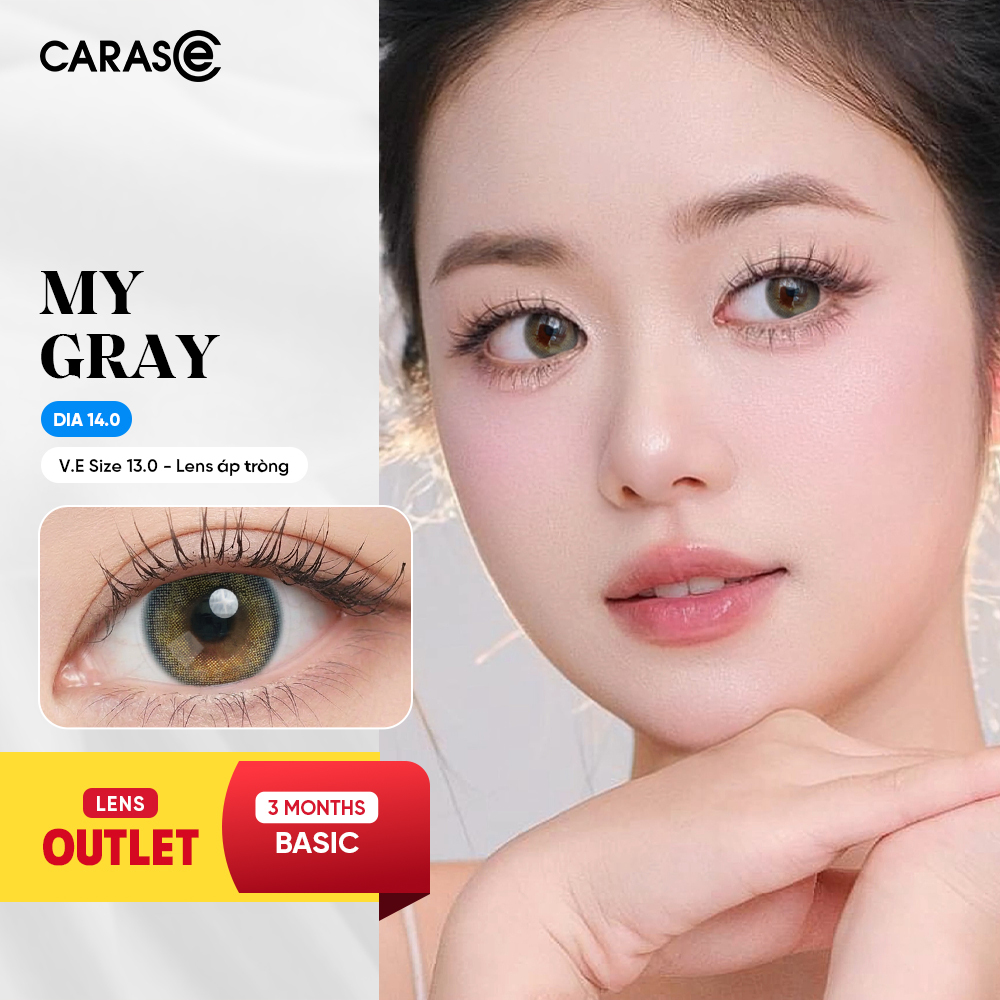 [1 Chiếc] - Kính áp tròng 3 tháng - MY GRAY BASIC