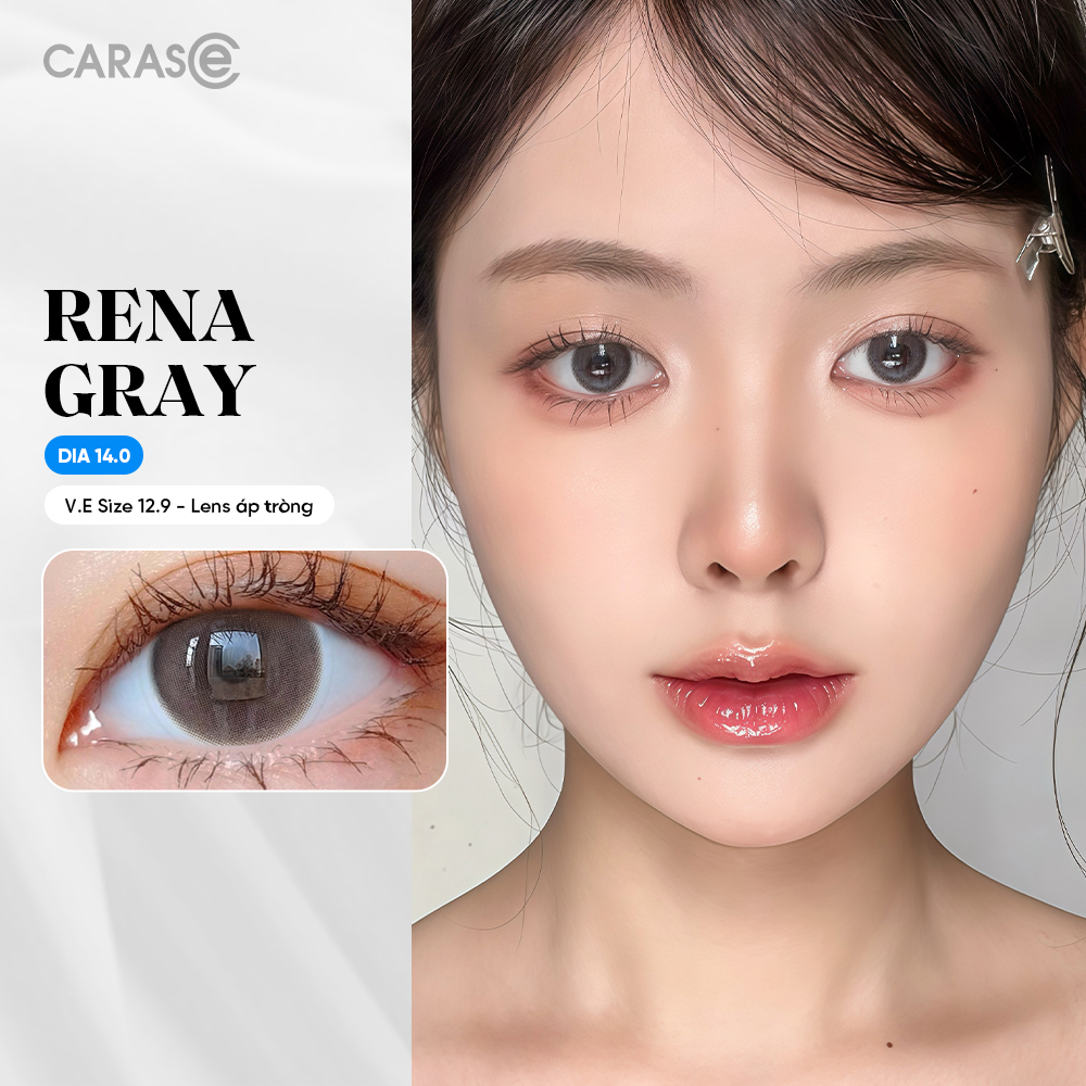 [1 Chiếc] - Kính áp tròng 3 tháng - RENA GRAY BASIC