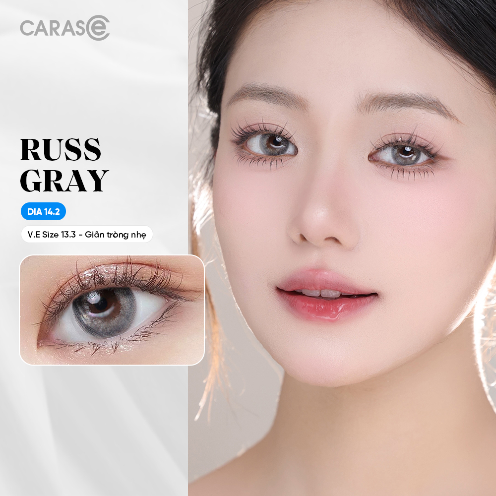 [1 Chiếc] - Kính áp tròng 3 tháng - RUSS GRAY STANDARD