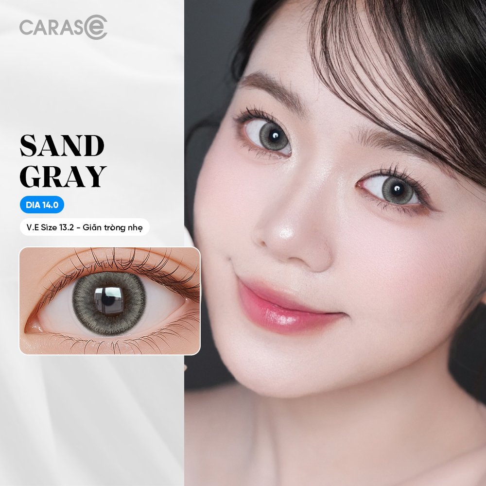 [1 Chiếc] - Kính áp tròng 3 tháng - SAND GRAY STANDARD