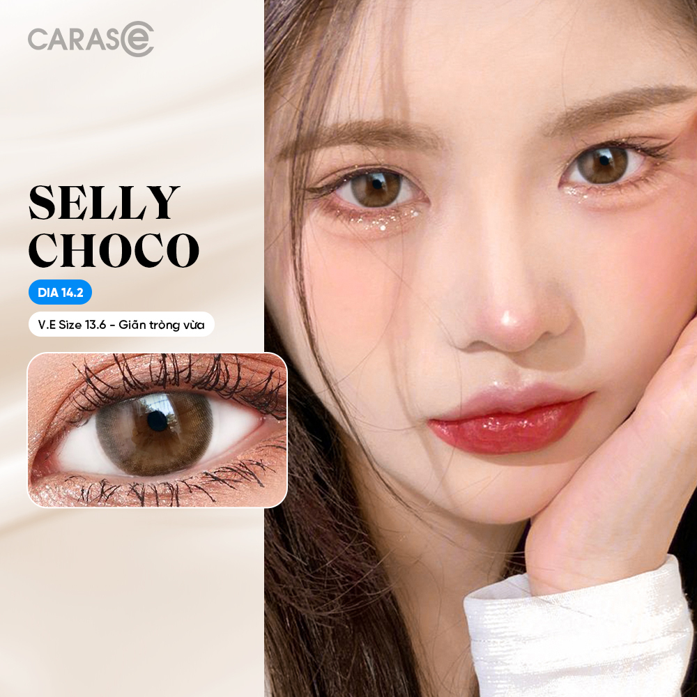 [1 Chiếc] - Kính áp tròng 1 tháng - SELLY CHOCO