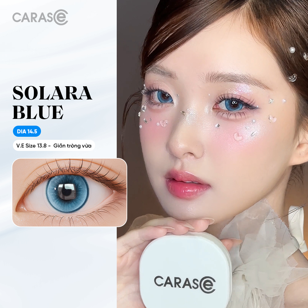 [1 Chiếc] - Kính áp tròng 1 tháng - SOLARA BLUE