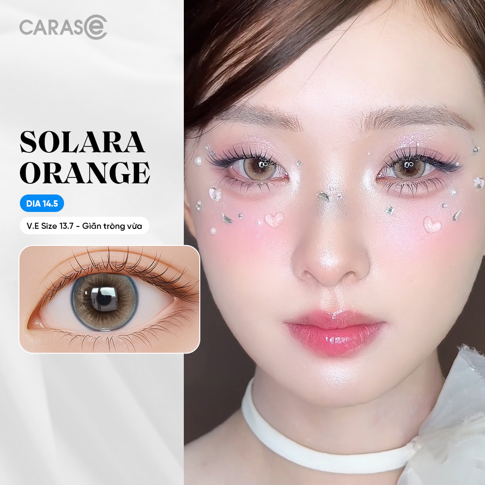 [1 Chiếc] - Kính áp tròng 1 tháng - SOLARA ORANGE