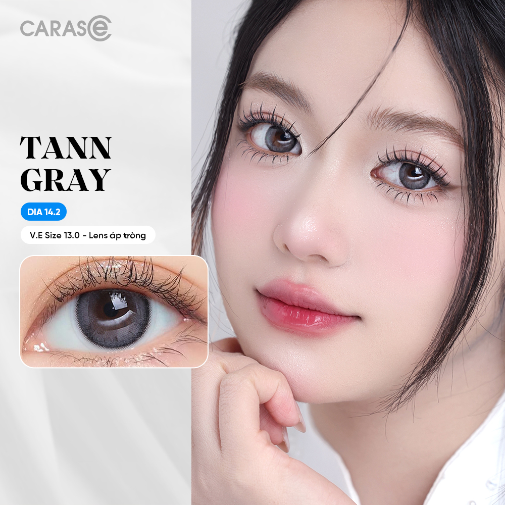 [1 Chiếc] - Kính áp tròng 3 tháng - TANN GRAY BASIC
