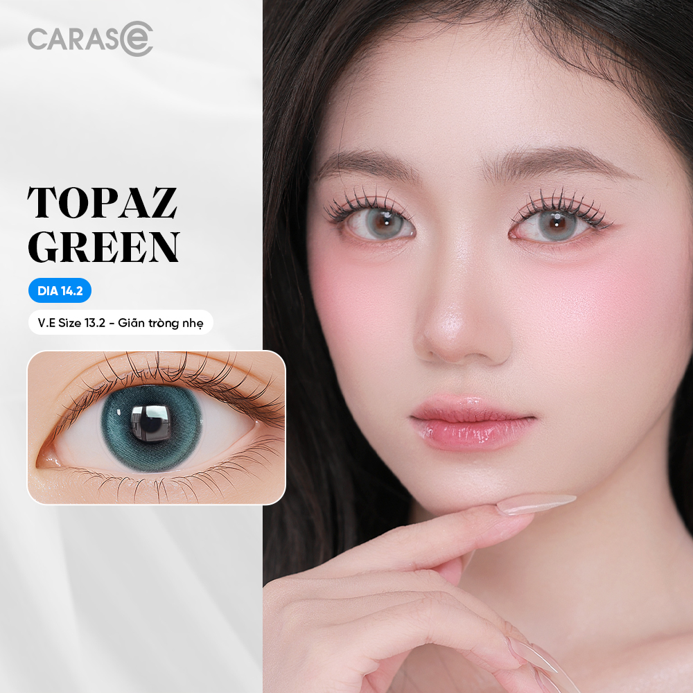 [1 Chiếc] - Kính áp tròng 1 tháng - TOPAZ GREEN