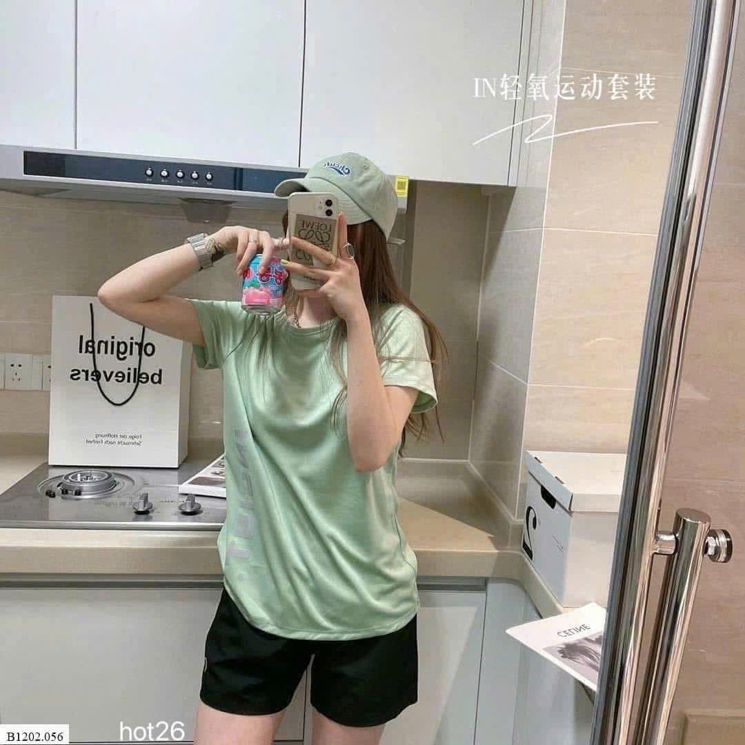 HCS Set bộ thể thao nội địa Trung - xanh - L