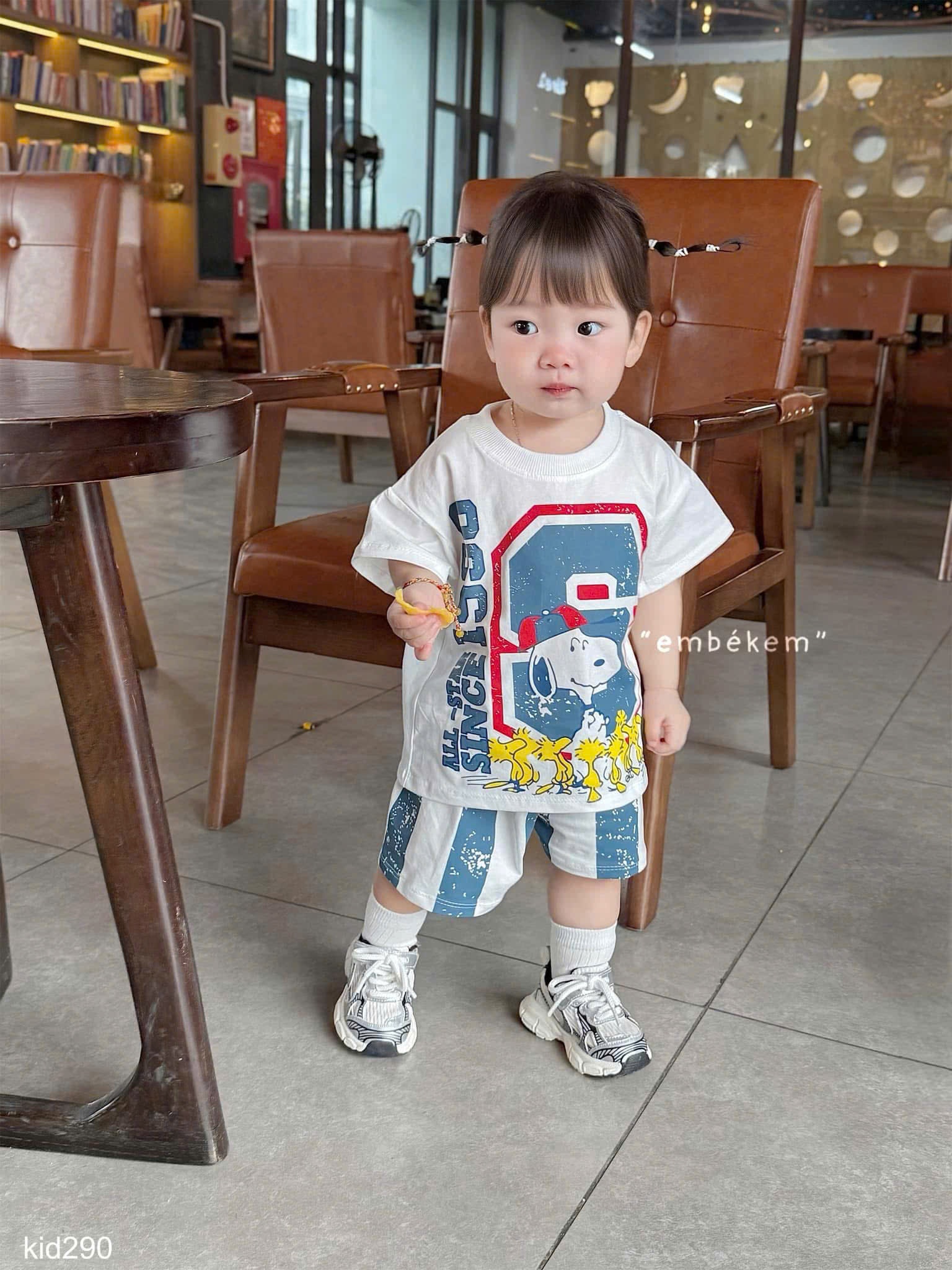 HCS Sét bộ cún snopy cho bé xinh xỉu