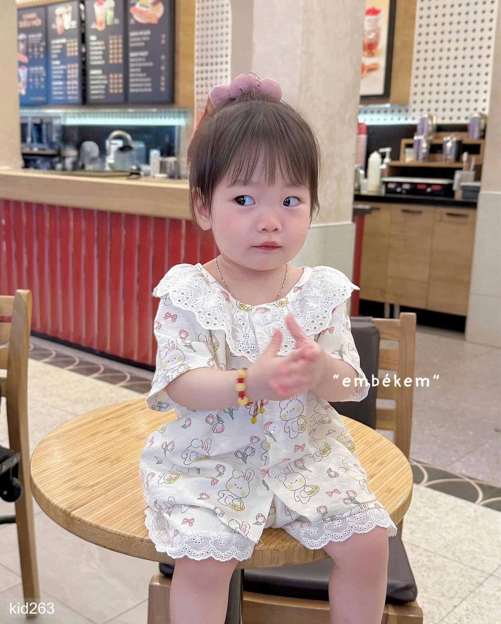 HCS Sét bộ pijama hàn xẻng cho bé iu