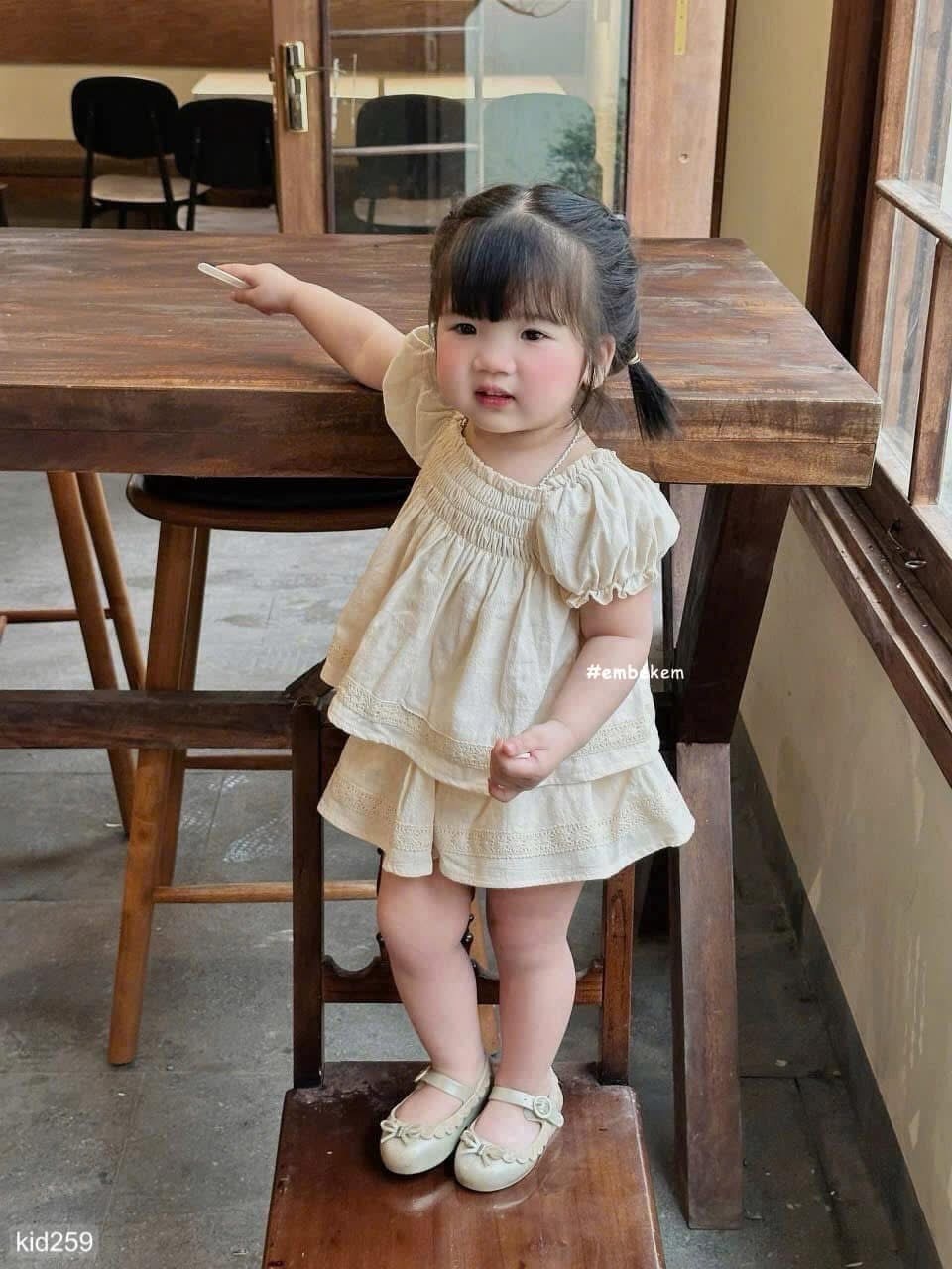 HCS Sét Babydoll kèm quần trong cho bé