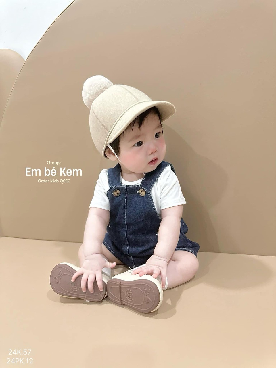 HCS Yếm Jean cho bé siêu xinh