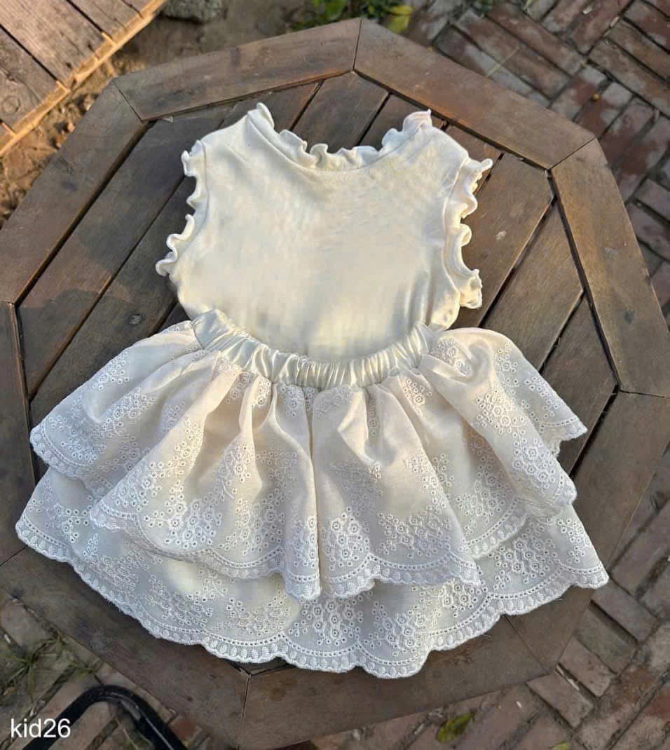 HCS Sét áo sát nách kèm chân váy tầng siêu xinh