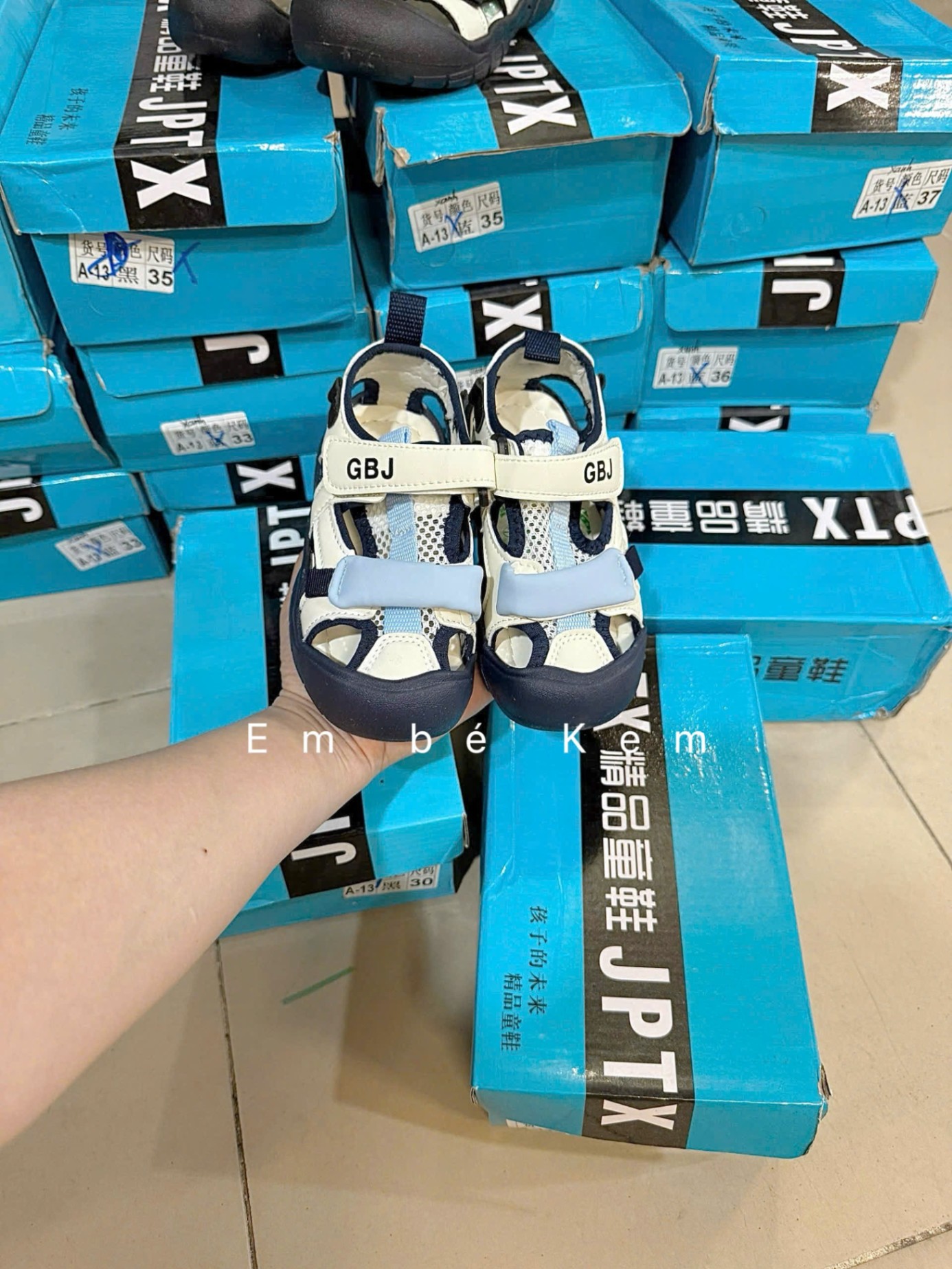 HCS Sandal basic GBJ siêu xinh cho bé