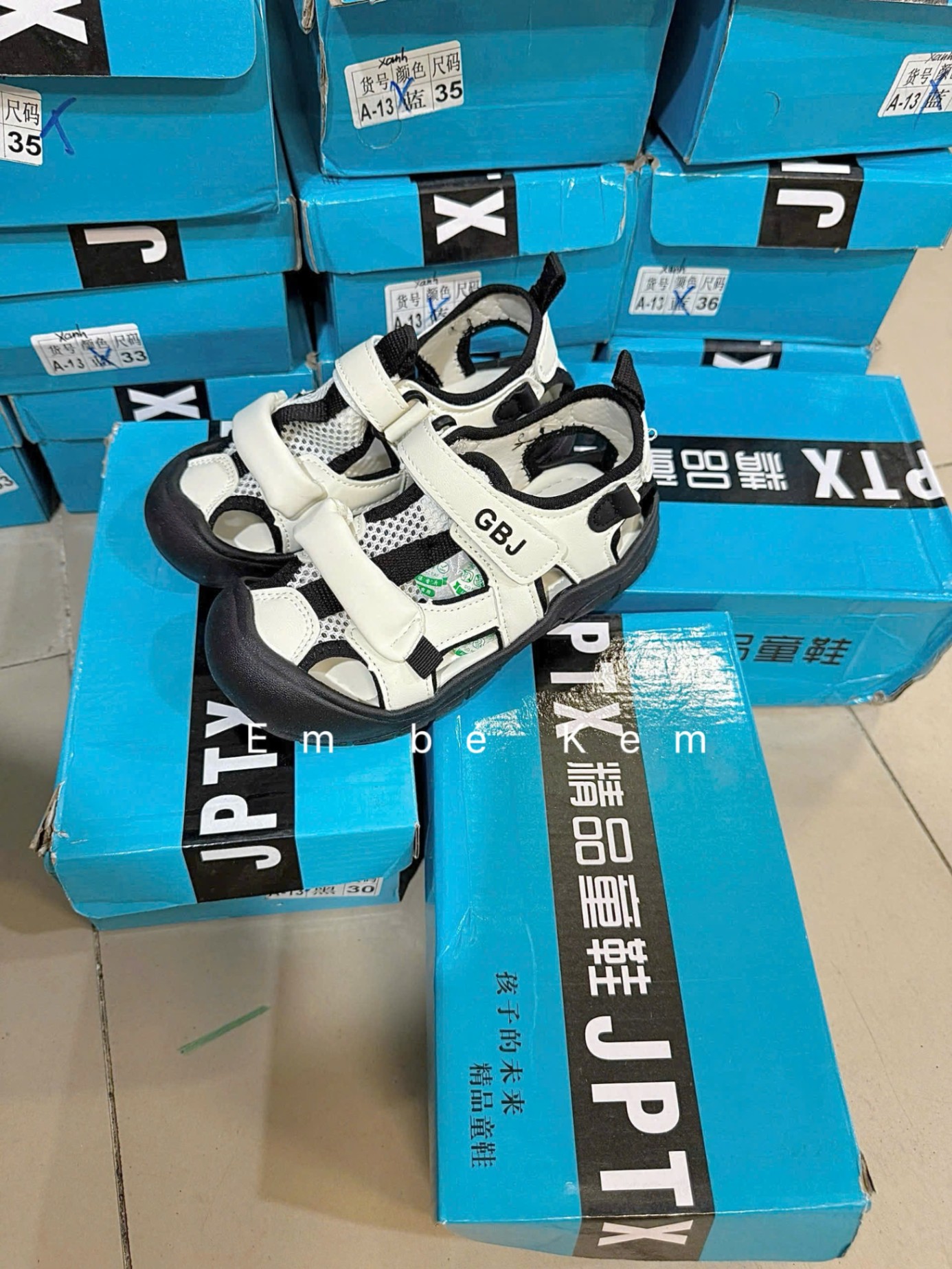 HCS Sandal basic GBJ siêu xinh cho bé