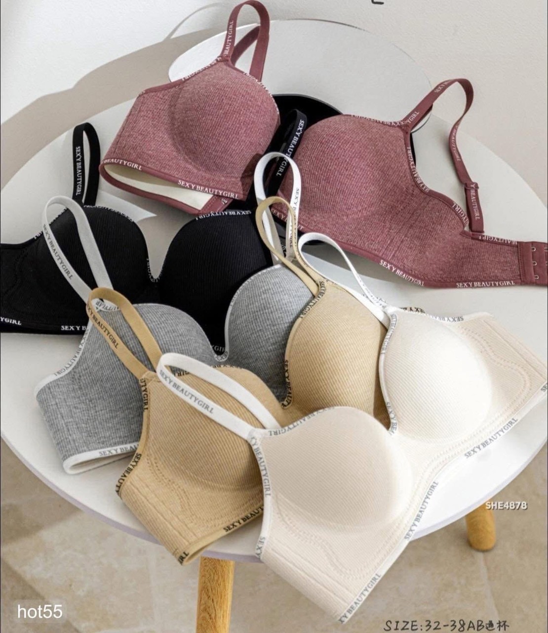 HCS Áo ngực viền chữ nâng ngực sz S