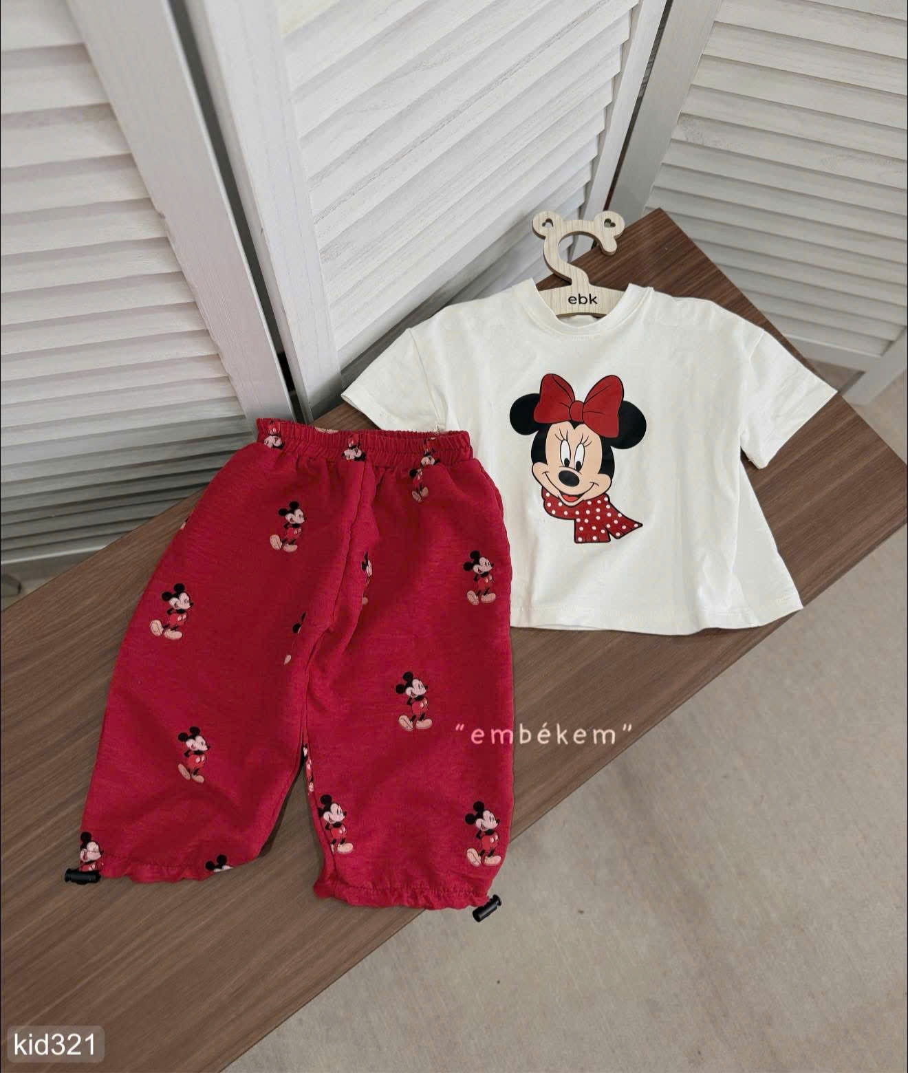 Sét mickey cho mẹ và bé siêu xinh