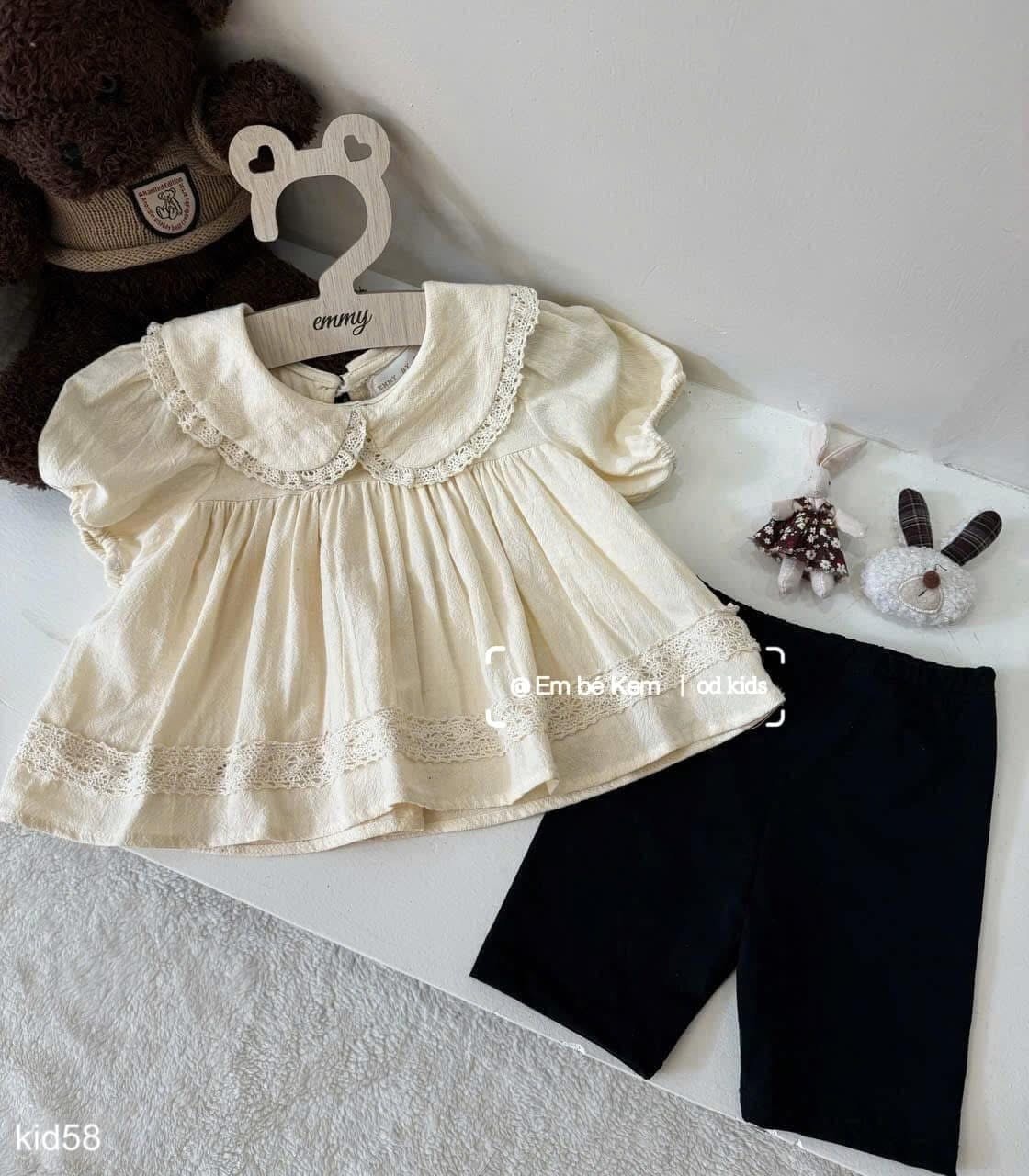 HCS Sét bộ babydol kèm quần leg đùi lẻ sz 4 ( 14-16)