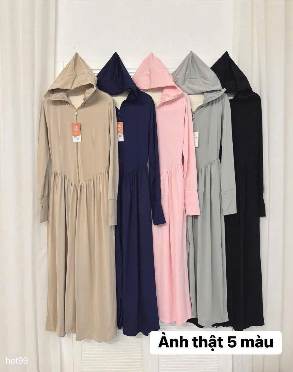 HCS Áo nắng dáng dài cho các chị em lẻ màu xanh than sz xl ( 53-60kg)
