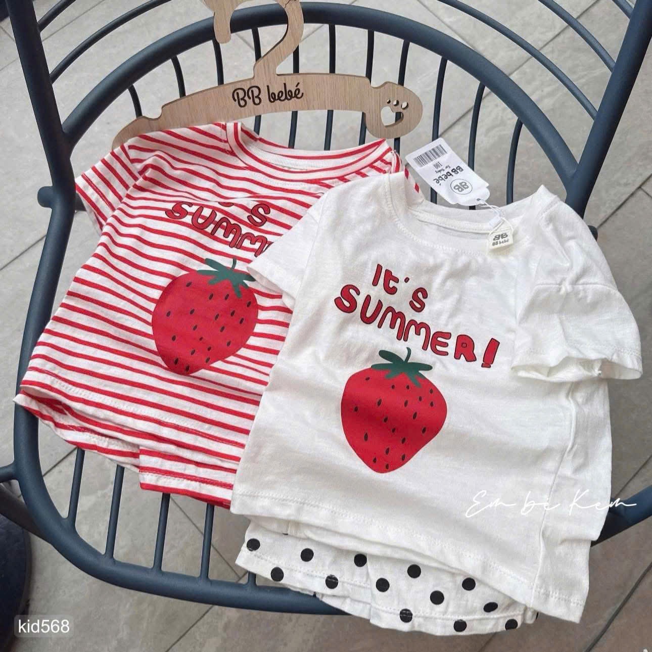 HCS sét 2 bộ summer dâu cho bé