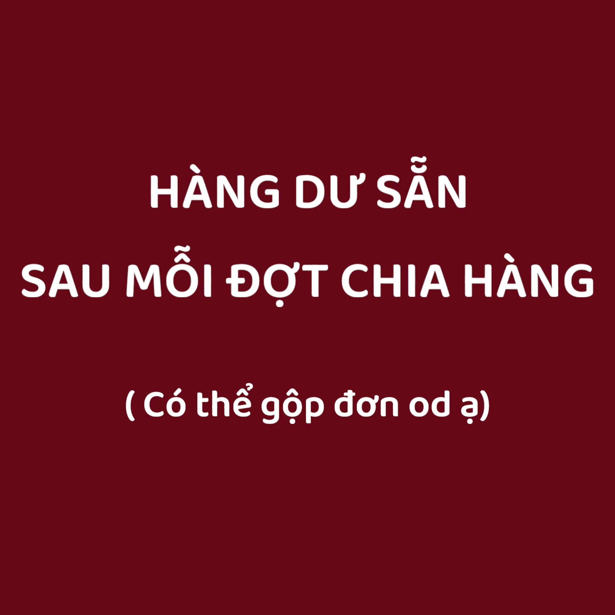 HCS Hàng Dư Lẻ SIze Nhiều Mẫu