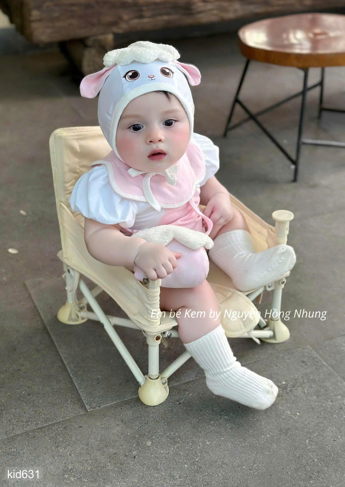 HCS Sét bộ cừu cute hột me cho bé