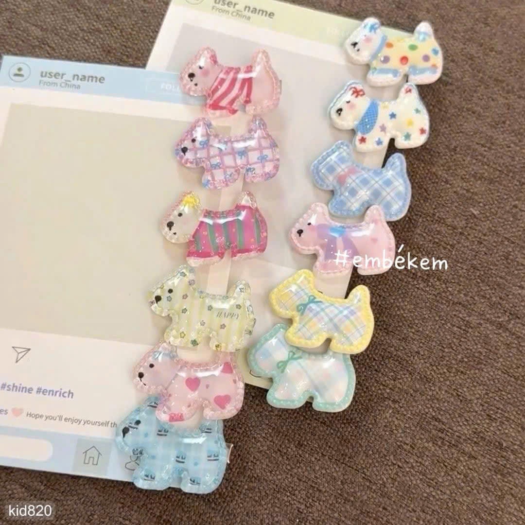 HCS Sét 50 chiếc kẹp tóc cute nhiều mẫu cho bé