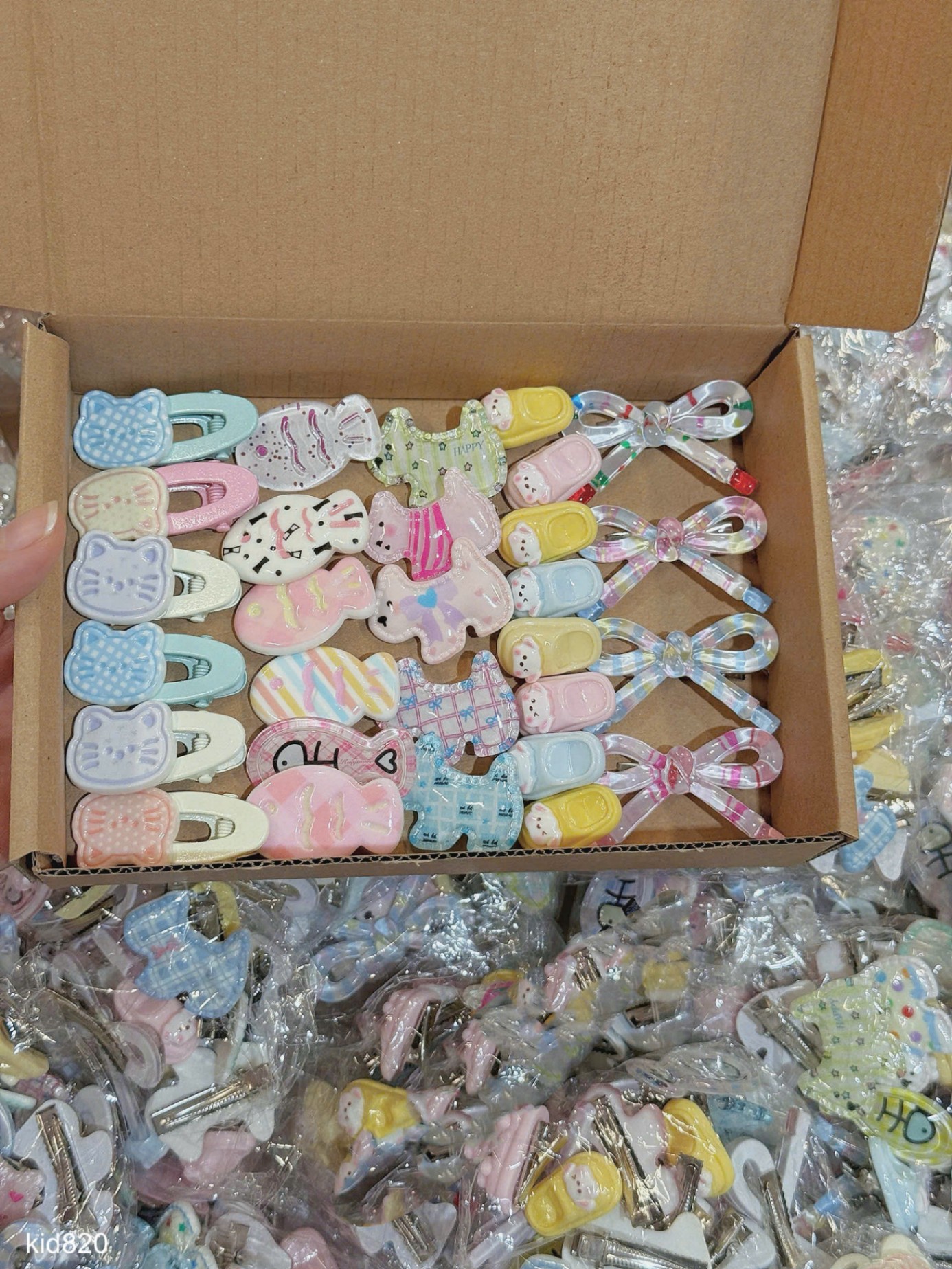 HCS Sét 50 chiếc kẹp tóc cute nhiều mẫu cho bé