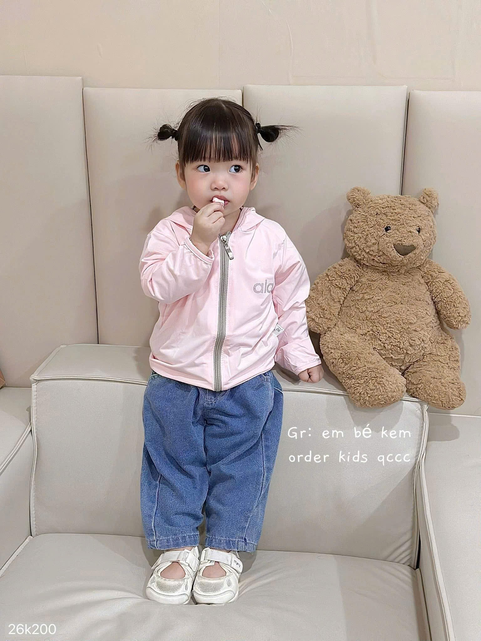 HCS (26K200) Áo chống nắng vải thun lạnh màu trơn pastel siu xinh.